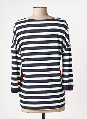 Top tissage jersey manches 3/4 bleu STREET ONE femme