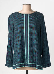 Blouse fermeture boutonnée au dos manches longues bleu CECIL femme