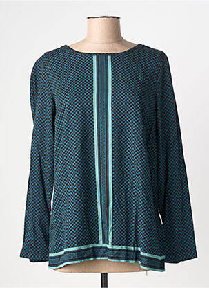 Blouse fermeture boutonnée au dos manches longues bleu CECIL femme