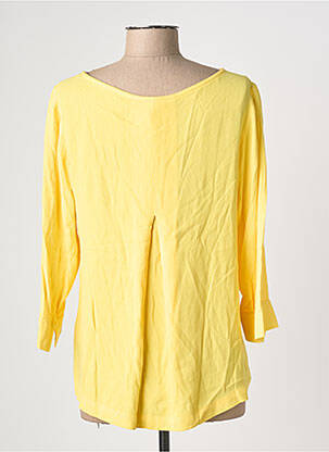 Blouse col rond manches 3/4 jaune STREET ONE femme