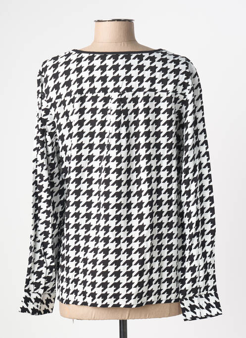 Blouse col rond manches longues noir STREET ONE femme