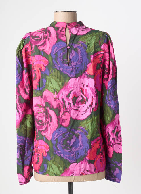 Blouse imprimé fleurs manches longues rose B.YOUNG femme