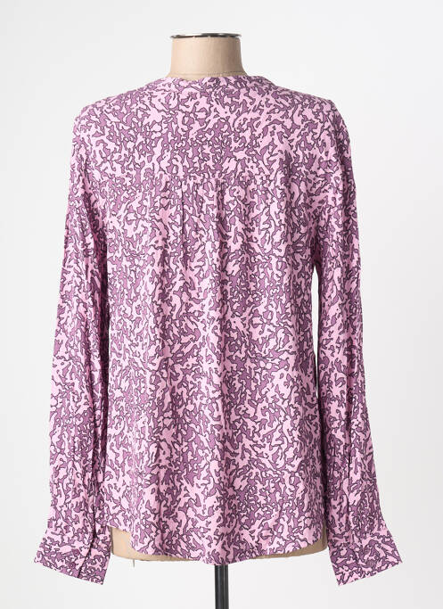 Blouse imprimé fantaisie manches longues violet B.YOUNG femme