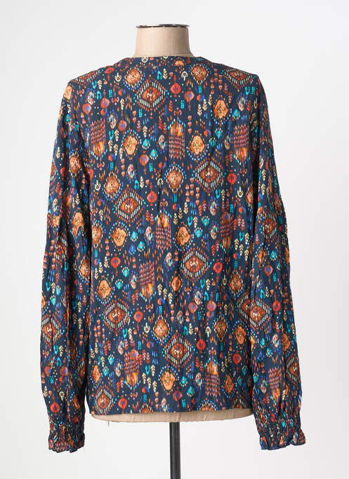 Blouse bleu GEISHA femme