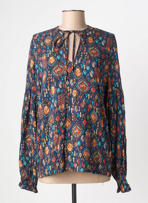 Blouse bleu GEISHA femme