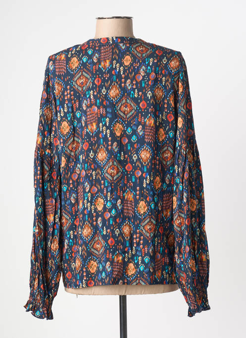 Blouse bleu GEISHA femme