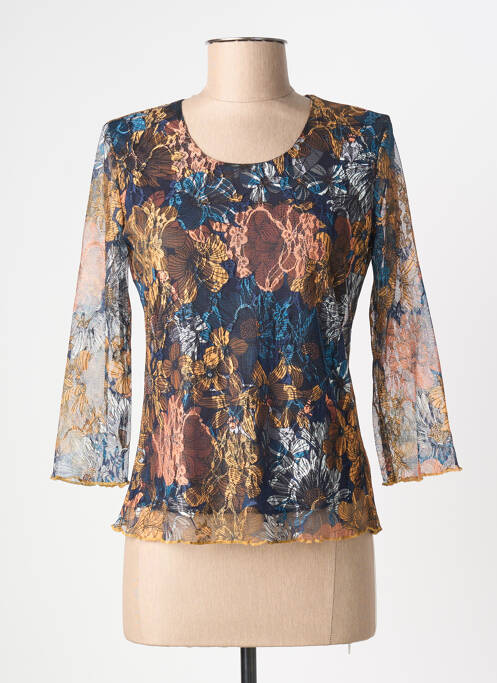 Top bleu CHRISTINE LAURE femme