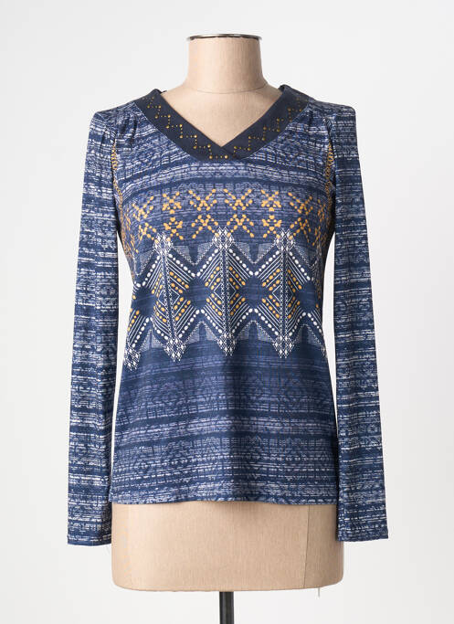 T-shirt bleu DIANE LAURY femme