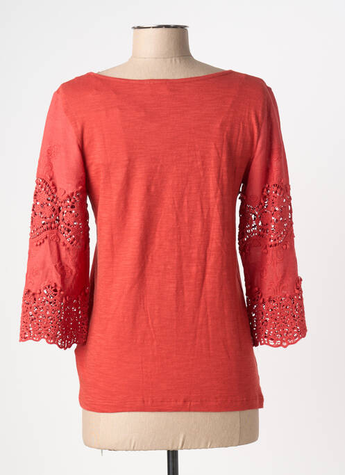 T-shirt orange C'EST BEAU LA VIE femme