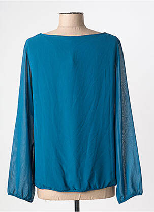 Blouse col rond manches longues bleu S.OLIVER femme
