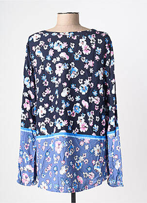 Blouse imprimé fantaisie manches longues bleu CECIL femme