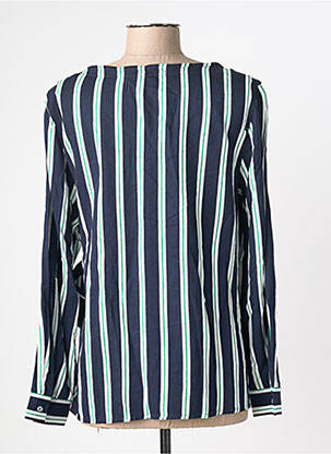 Chemisier coupe cintrée manches longues bleu CECIL femme