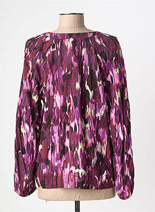 Blouse imprimé fantaisie manches longues violet STREET ONE femme