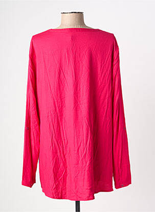 Blouse col rond manches longues rose CECIL femme