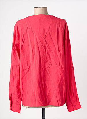 Chemisier coupe droite manches longues rouge B.YOUNG femme