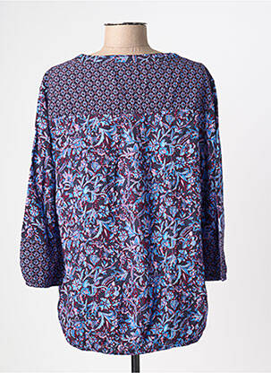 Blouse imprimé fantaisie manches 3/4 bleu CECIL femme