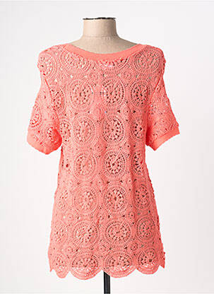 Top manches courtes manches courtes rose C'EST BEAU LA VIE femme