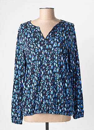 Top imprimé fantaisie manches longues bleu CECIL femme