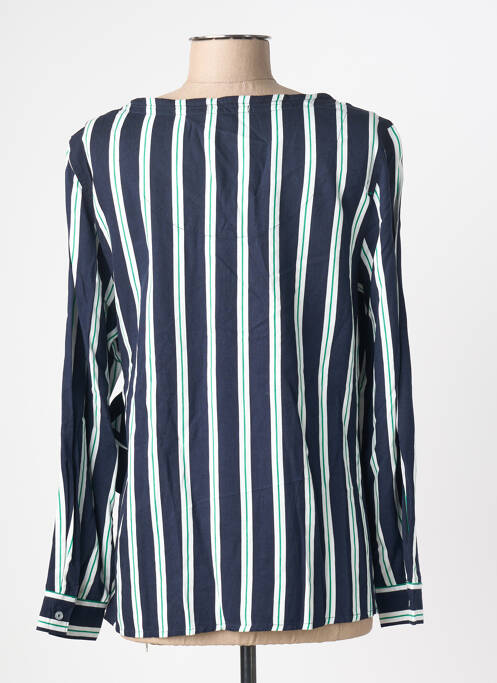 Chemisier coupe cintrée manches longues bleu CECIL femme