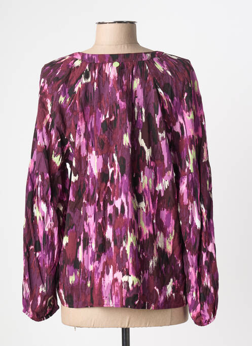 Blouse imprimé fantaisie manches longues violet STREET ONE femme