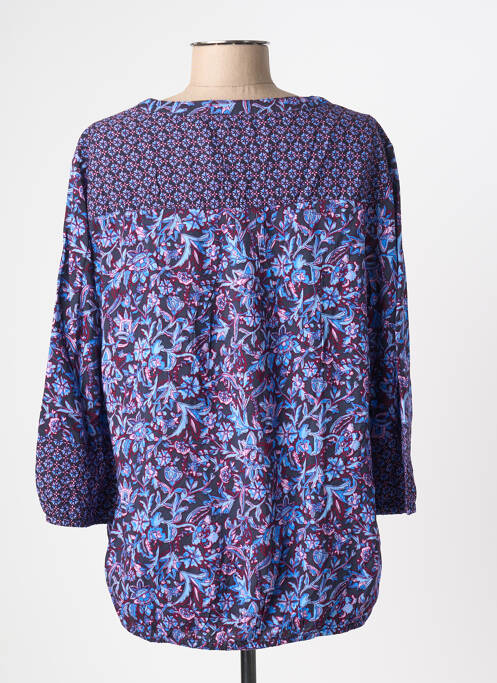 Blouse imprimé fantaisie manches 3/4 bleu CECIL femme