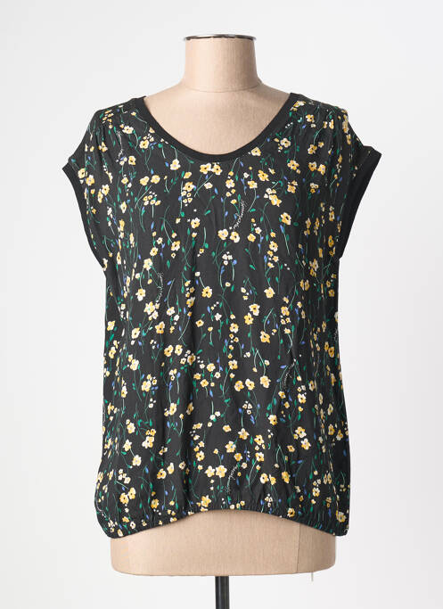 Top imprimé fantaisie manches courtes noir STREET ONE femme
