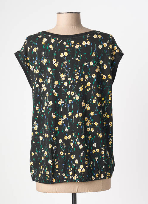 Top imprimé fantaisie manches courtes noir STREET ONE femme