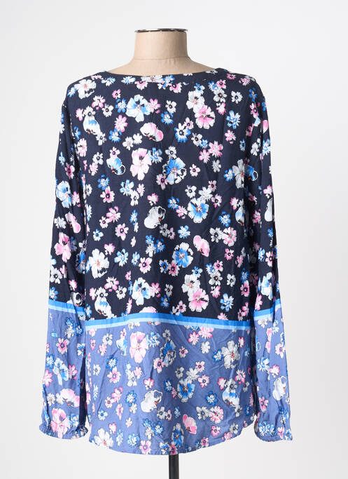 Blouse imprimé fantaisie manches longues bleu CECIL femme