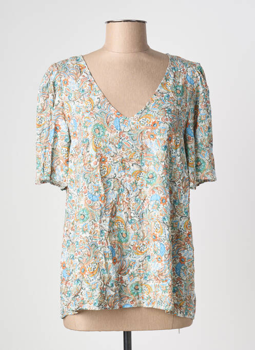 Top blanc C'EST BEAU LA VIE femme