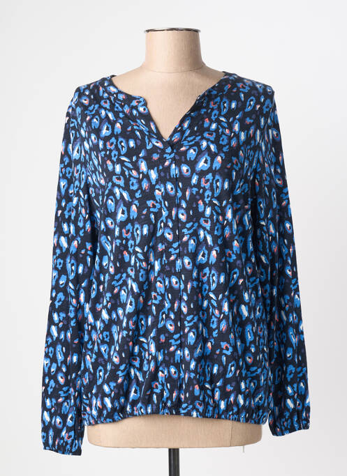 Top imprimé fantaisie manches longues bleu CECIL femme