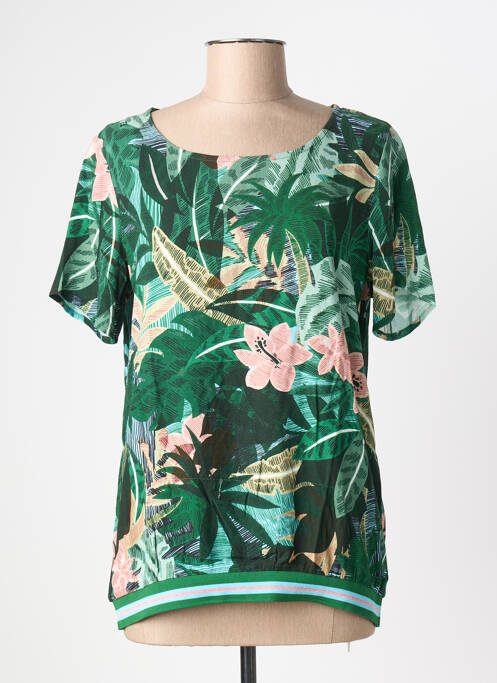 Top vert GEISHA femme