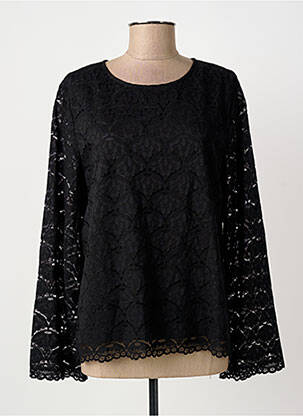 Top coupe cintrée manches longues noir B.YOUNG femme