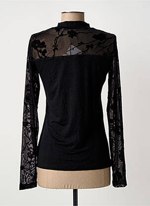 Top stretch manches longues noir CULTURE femme