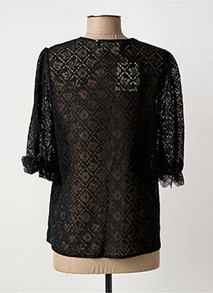 Top stretch manches 3/4 noir CHERRY PARIS femme