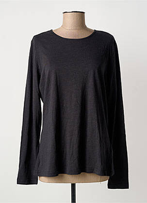 Top tissage jersey manches longues gris MUSTANG femme