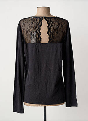 Top tissage jersey manches longues gris MUSTANG femme