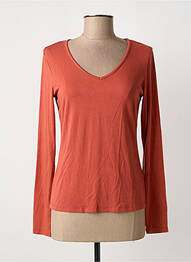 T-shirt manches longues manches longues orange LE PETIT BAIGNEUR femme