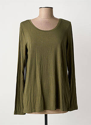 T-shirt manches longues manches longues vert CULTURE femme
