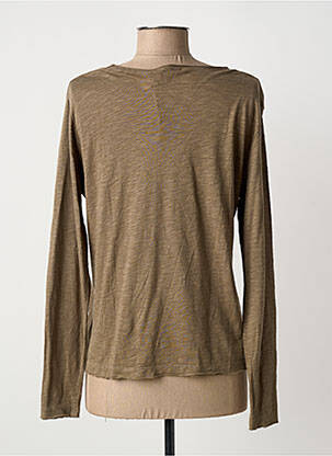 T-shirt manches longues manches longues marron DIPLODOCUS femme