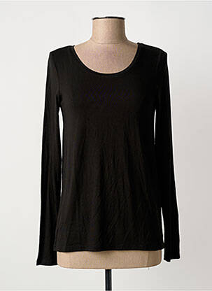T-shirt manches longues manches longues noir CULTURE femme