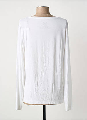 T-shirt manches longues manches longues blanc HTB femme
