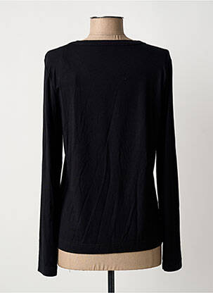 Top tissage jersey manches longues noir HBT femme