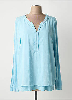 Blouse manches longues manches longues bleu CECIL femme