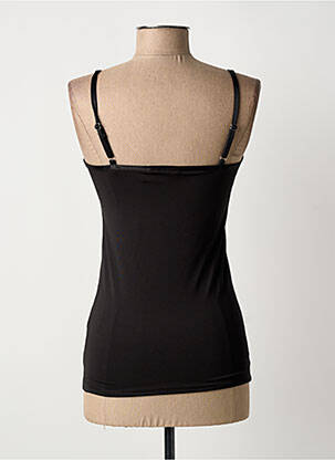 Top col carré fines bretelles noir B.YOUNG femme