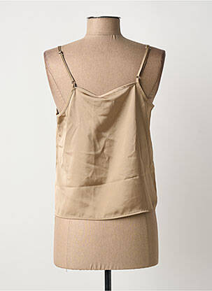 Top manches bretelles ajustables fines bretelles marron CULTURE femme