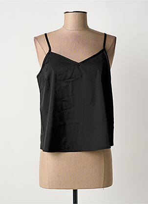 Top manches bretelles ajustables fines bretelles noir CULTURE femme