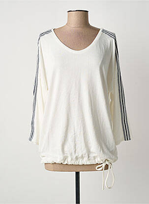 Pull blanc CECIL femme