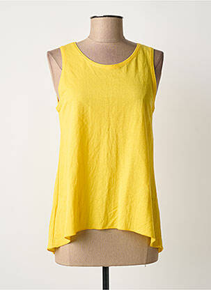 Top jaune SEE THE MOON femme