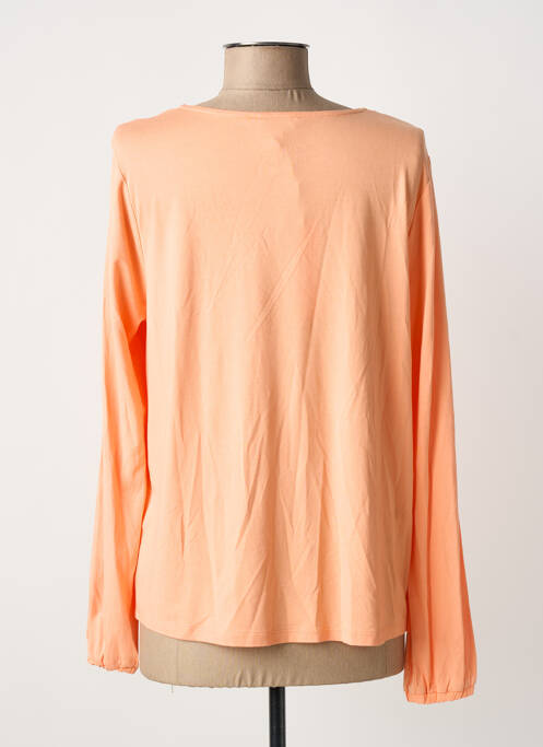 Top tissage jersey manches longues orange STREET ONE femme