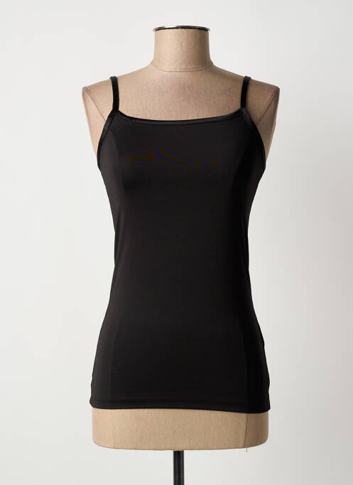 Top tissage jersey fines bretelles noir B.YOUNG femme